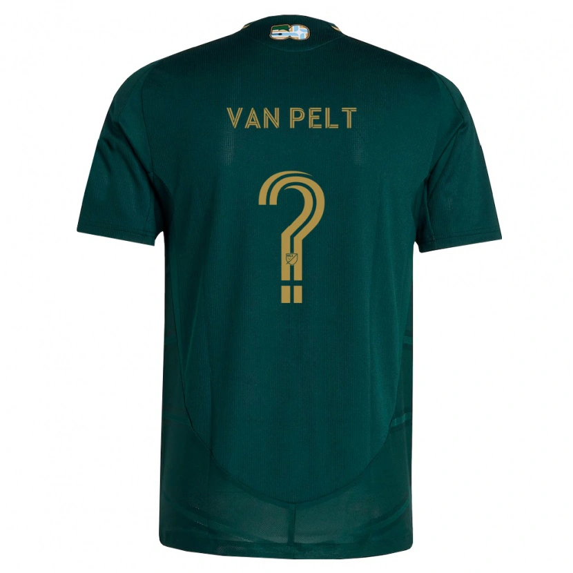 Danxen Mænd Kennan Van Pelt #0 Mørkegrøn Brun Hjemmebane Spillertrøjer 2026/27 Trøje T-Shirt
