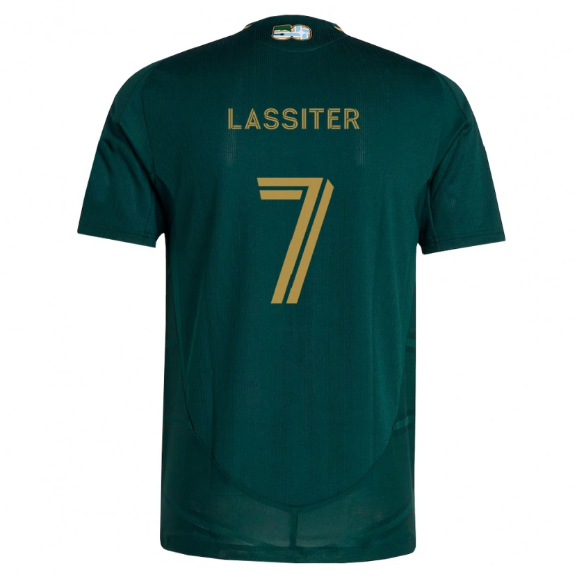 Danxen Mænd Ariel Lassiter #7 Mørkegrøn Brun Hjemmebane Spillertrøjer 2026/27 Trøje T-Shirt