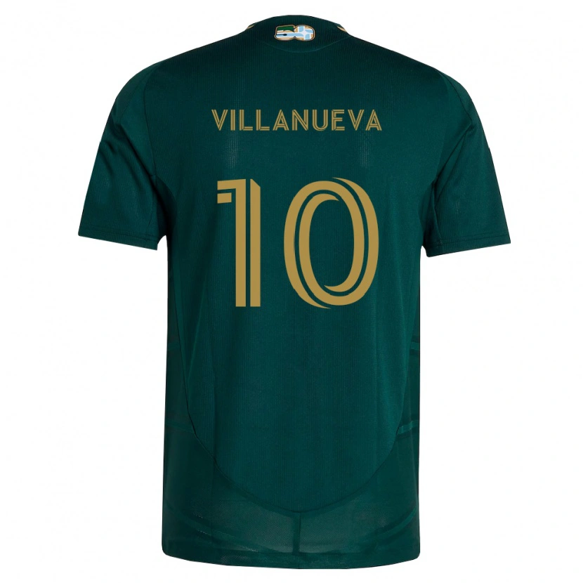 Danxen Mænd Jordan Villanueva #10 Mørkegrøn Brun Hjemmebane Spillertrøjer 2026/27 Trøje T-Shirt