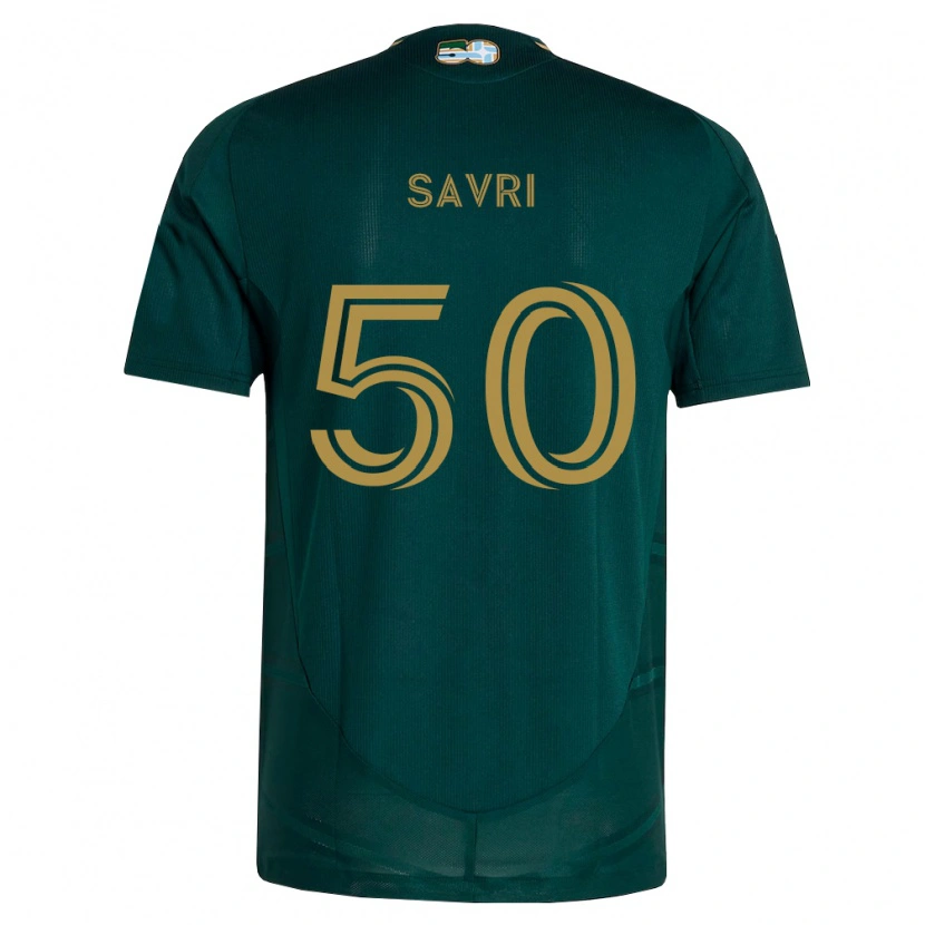 Danxen Mænd Nolan Savri #50 Mørkegrøn Brun Hjemmebane Spillertrøjer 2026/27 Trøje T-Shirt