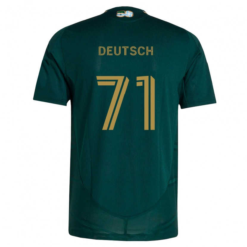 Danxen Mænd Maverick Deutsch #71 Mørkegrøn Brun Hjemmebane Spillertrøjer 2026/27 Trøje T-Shirt