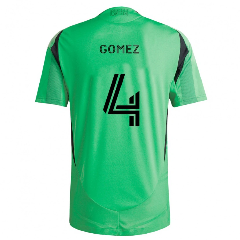 Danxen Mænd Antonio Gomez #4 Smaragdgrøn Sort Hjemmebane Spillertrøjer 2026/27 Trøje T-Shirt