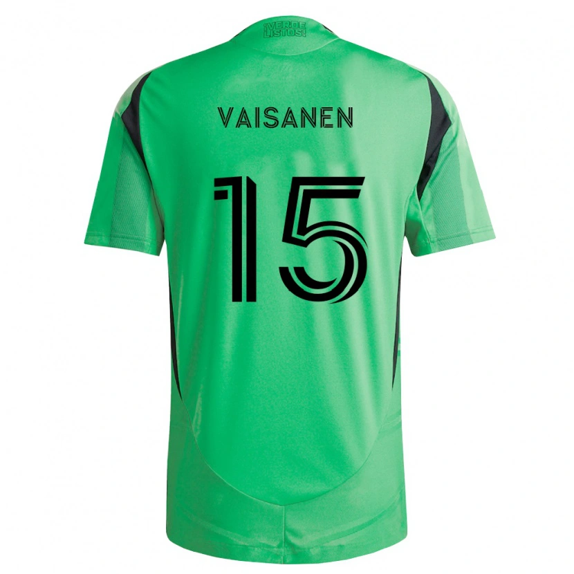 Danxen Mænd Leo Väisänen #15 Smaragdgrøn Sort Hjemmebane Spillertrøjer 2026/27 Trøje T-Shirt