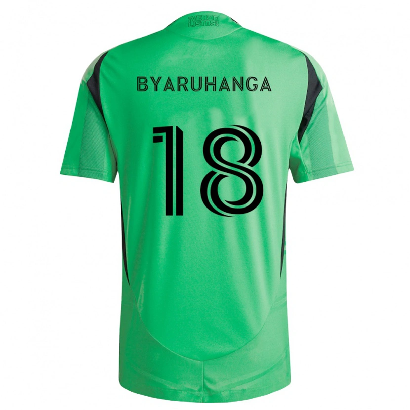 Danxen Mænd Bobosi Byaruhanga #18 Smaragdgrøn Sort Hjemmebane Spillertrøjer 2026/27 Trøje T-Shirt