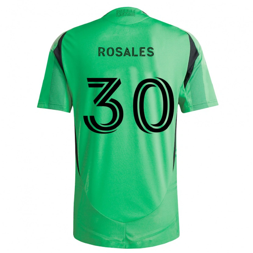 Danxen Mænd Joseph Rosales #30 Smaragdgrøn Sort Hjemmebane Spillertrøjer 2026/27 Trøje T-Shirt