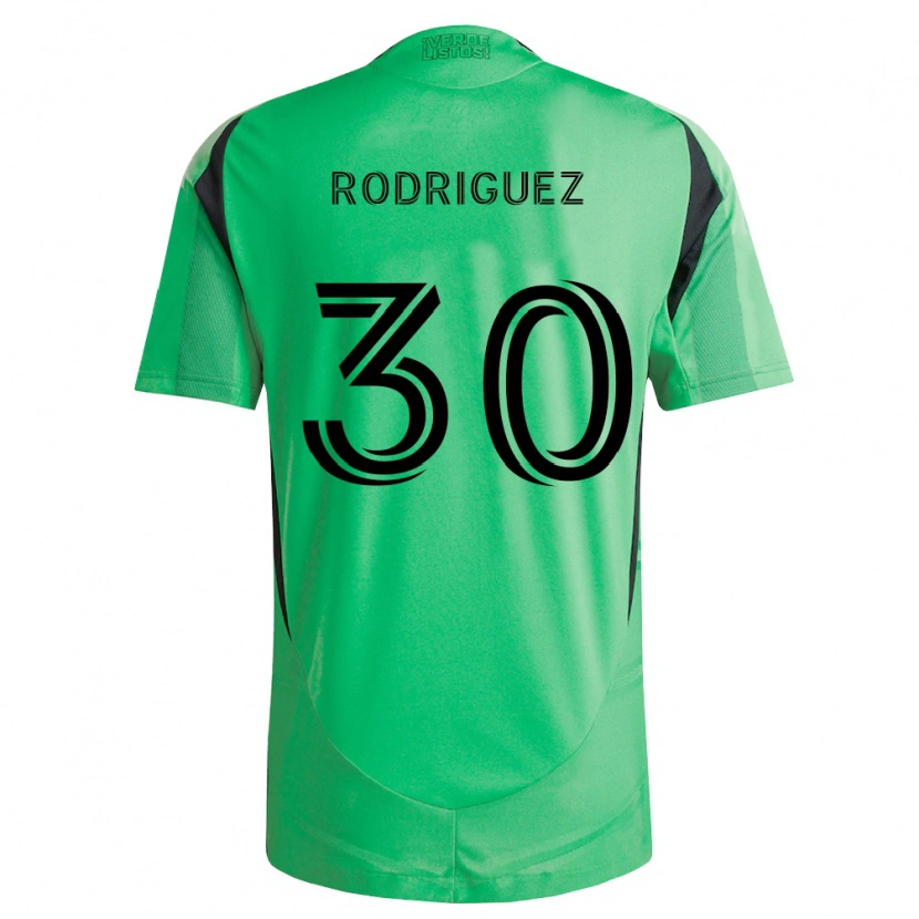 Danxen Mænd Memo Rodríguez #30 Smaragdgrøn Sort Hjemmebane Spillertrøjer 2026/27 Trøje T-Shirt