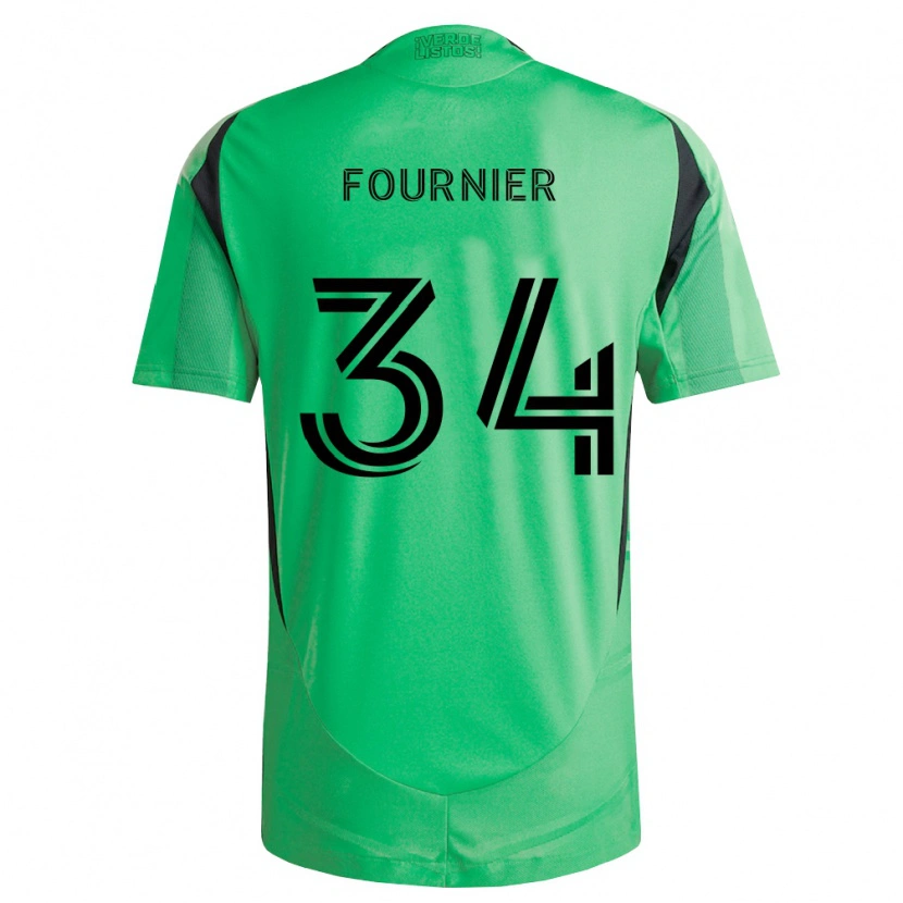 Danxen Mænd Drake Fournier #34 Smaragdgrøn Sort Hjemmebane Spillertrøjer 2026/27 Trøje T-Shirt