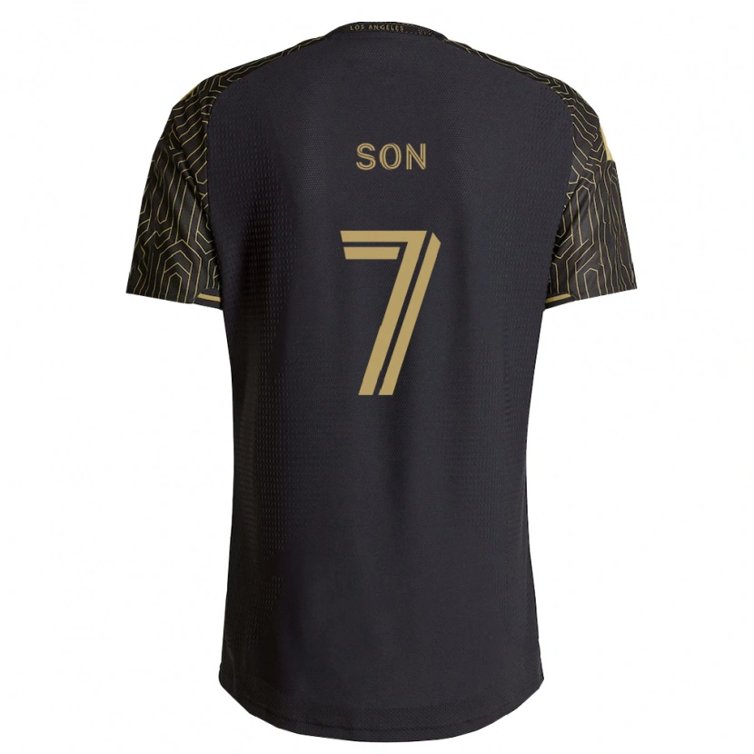 Danxen Mænd Heung-Min Son #7 Brun Sort Hjemmebane Spillertrøjer 2026/27 Trøje T-Shirt