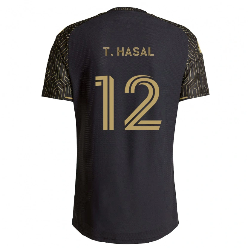 Danxen Mænd Thomas Hasal #12 Brun Sort Hjemmebane Spillertrøjer 2026/27 Trøje T-Shirt