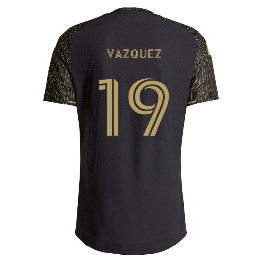 Danxen Mænd Favian Vazquez #19 Brun Sort Hjemmebane Spillertrøjer 2026/27 Trøje T-Shirt