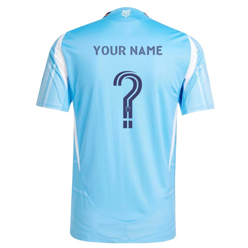 Danxen Mænd Dit Navn #0 Himmelblå Hvid Hjemmebane Spillertrøjer 2026/27 Trøje T-Shirt