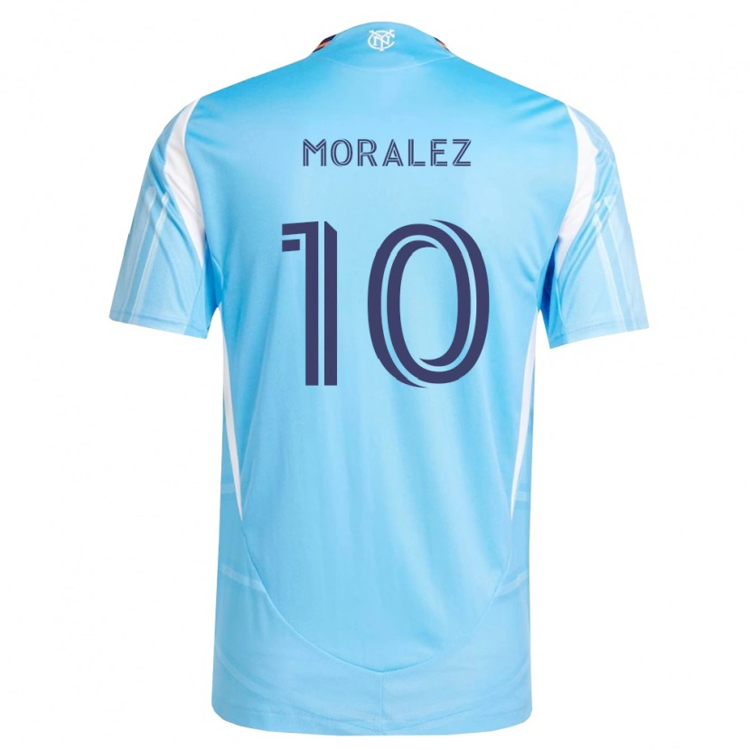 Danxen Mænd Maxi Moralez #10 Himmelblå Hvid Hjemmebane Spillertrøjer 2026/27 Trøje T-Shirt