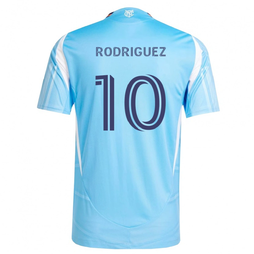 Danxen Mænd Santiago Rodríguez #10 Himmelblå Hvid Hjemmebane Spillertrøjer 2026/27 Trøje T-Shirt