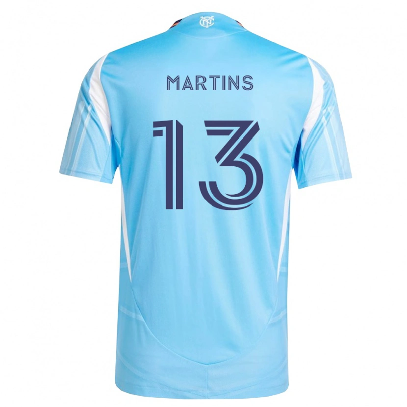 Danxen Mænd Thiago Martins #13 Himmelblå Hvid Hjemmebane Spillertrøjer 2026/27 Trøje T-Shirt