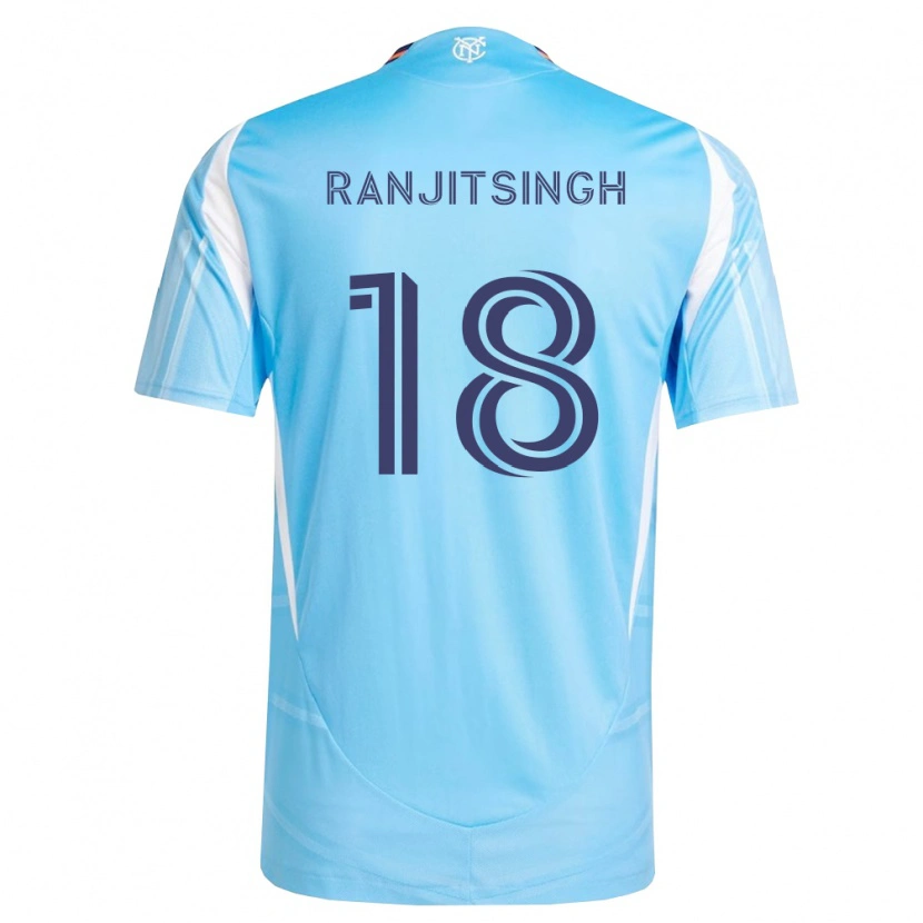 Danxen Mænd Greg Ranjitsingh #18 Himmelblå Hvid Hjemmebane Spillertrøjer 2026/27 Trøje T-Shirt