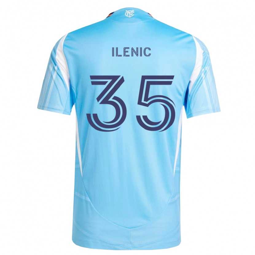 Danxen Mænd Mitja Ilenic #35 Himmelblå Hvid Hjemmebane Spillertrøjer 2026/27 Trøje T-Shirt