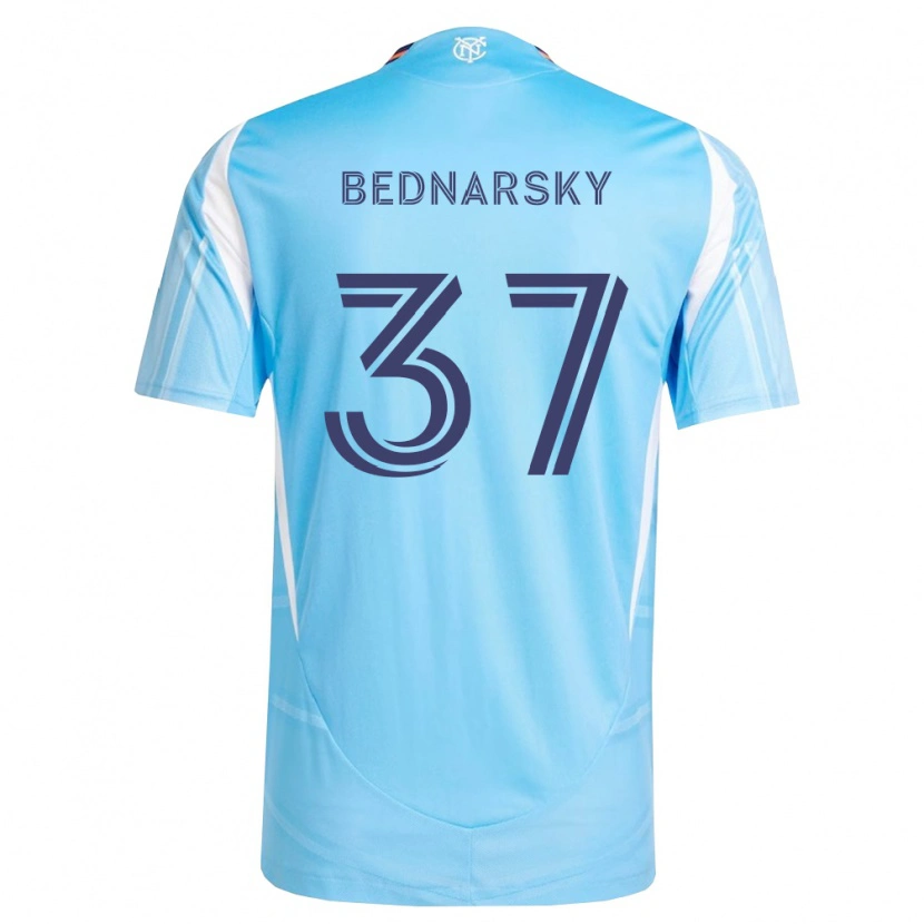 Danxen Mænd Stevo Bednarsky #37 Himmelblå Hvid Hjemmebane Spillertrøjer 2026/27 Trøje T-Shirt