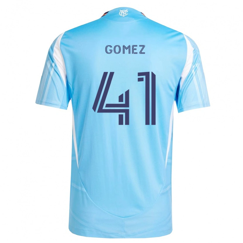 Danxen Mænd Julián Gómez #41 Himmelblå Hvid Hjemmebane Spillertrøjer 2026/27 Trøje T-Shirt