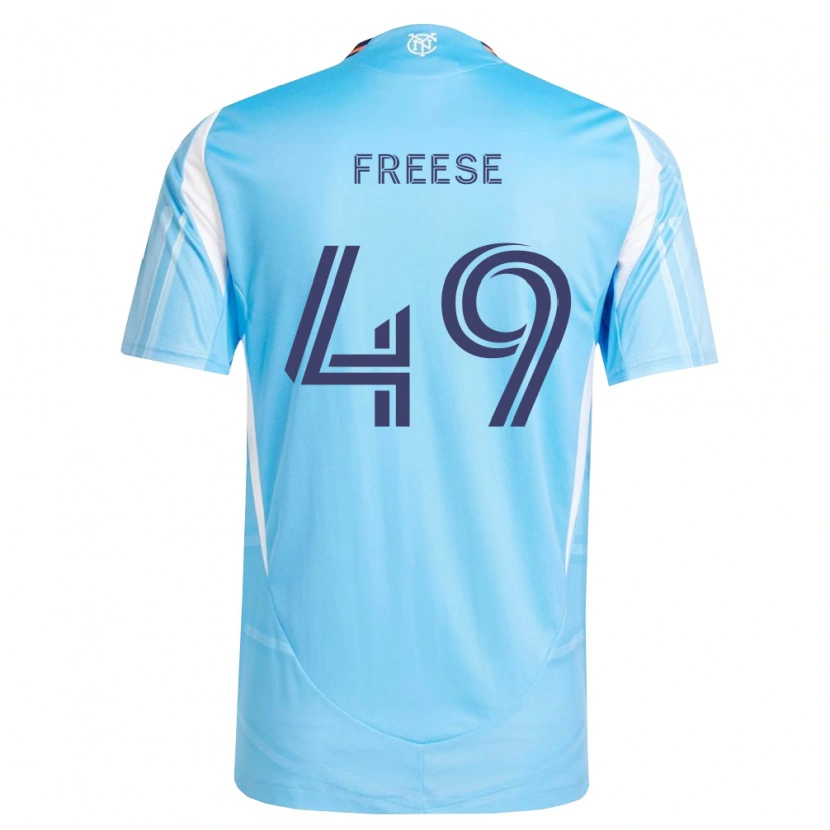 Danxen Mænd Matt Freese #49 Himmelblå Hvid Hjemmebane Spillertrøjer 2026/27 Trøje T-Shirt