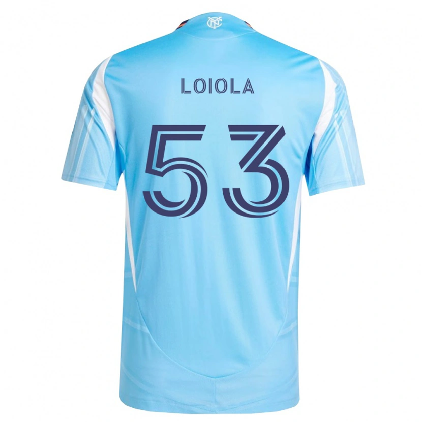 Danxen Mænd João Loiola #53 Himmelblå Hvid Hjemmebane Spillertrøjer 2026/27 Trøje T-Shirt