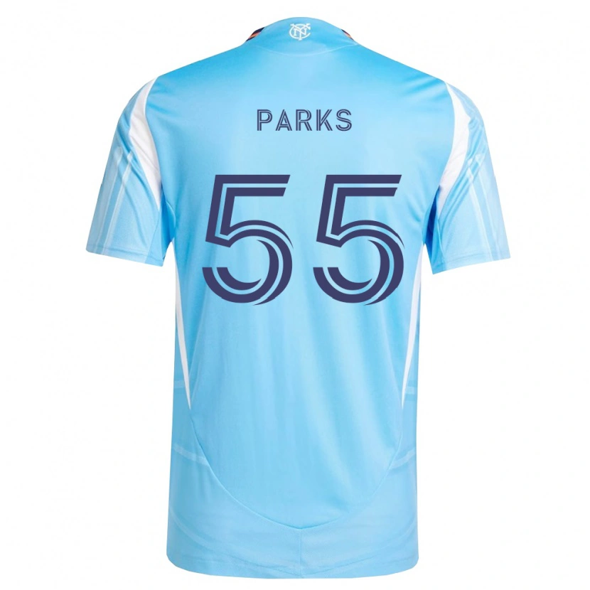 Danxen Mænd Keaton Parks #55 Himmelblå Hvid Hjemmebane Spillertrøjer 2026/27 Trøje T-Shirt