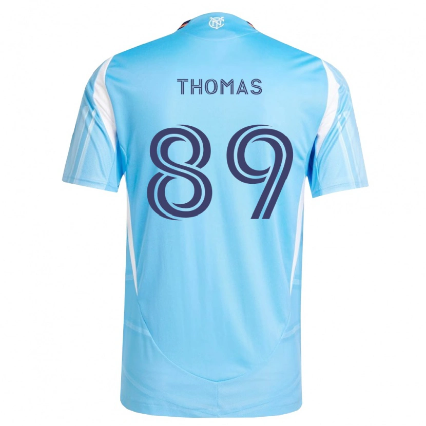 Danxen Mænd Dylan Thomas #89 Himmelblå Hvid Hjemmebane Spillertrøjer 2026/27 Trøje T-Shirt