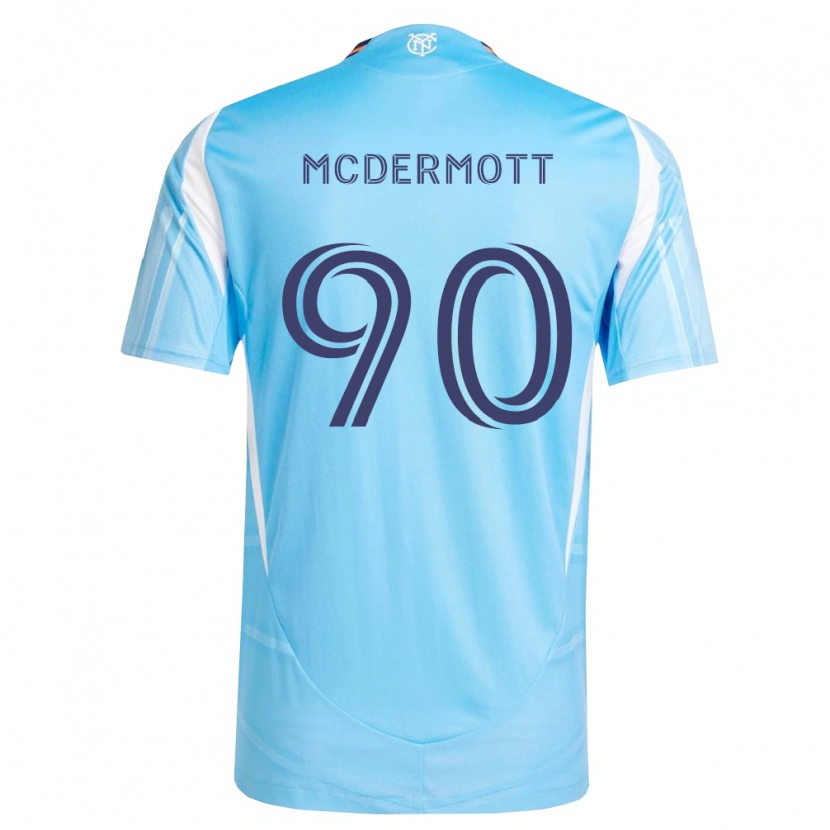 Danxen Mænd Dylan Mcdermott #90 Himmelblå Hvid Hjemmebane Spillertrøjer 2026/27 Trøje T-Shirt