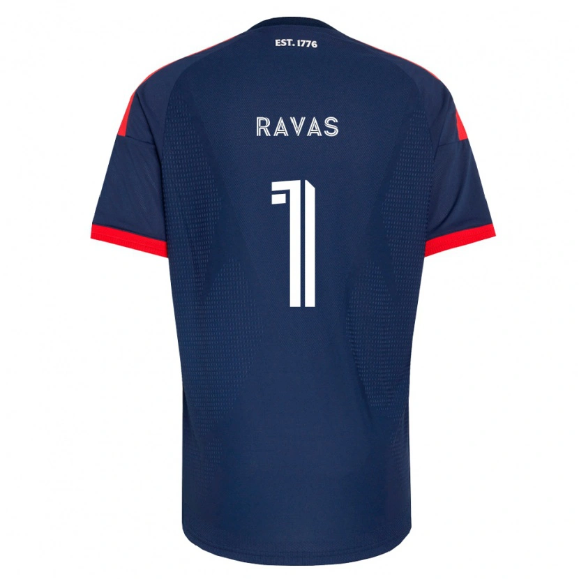 Danxen Mænd Henrich Ravas #1 Kongelig Blå Rød Hvid Hjemmebane Spillertrøjer 2026/27 Trøje T-Shirt
