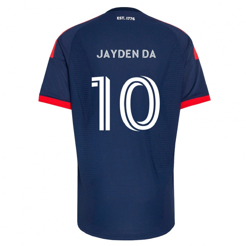 Danxen Mænd Jayden Da #10 Kongelig Blå Rød Hvid Hjemmebane Spillertrøjer 2026/27 Trøje T-Shirt