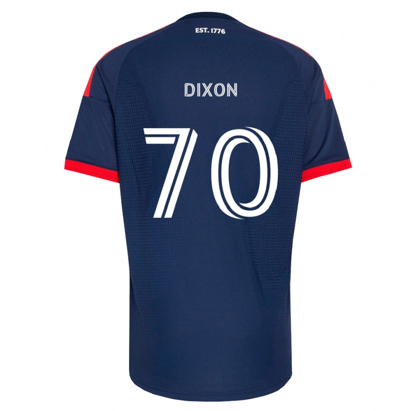 Danxen Mænd Daniel Dixon #70 Kongelig Blå Rød Hvid Hjemmebane Spillertrøjer 2026/27 Trøje T-Shirt