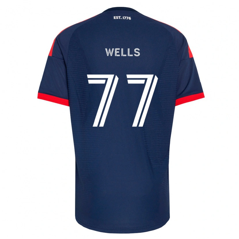 Danxen Mænd Makai Wells #77 Kongelig Blå Rød Hvid Hjemmebane Spillertrøjer 2026/27 Trøje T-Shirt