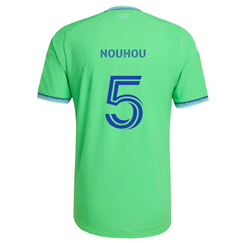 Danxen Mænd Nouhou Tolo #5 Grøn Lyseblå Hjemmebane Spillertrøjer 2026/27 Trøje T-Shirt