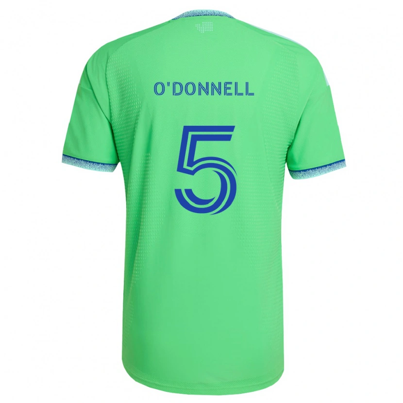 Danxen Mænd Kristina O'donnell #5 Grøn Lyseblå Hjemmebane Spillertrøjer 2026/27 Trøje T-Shirt