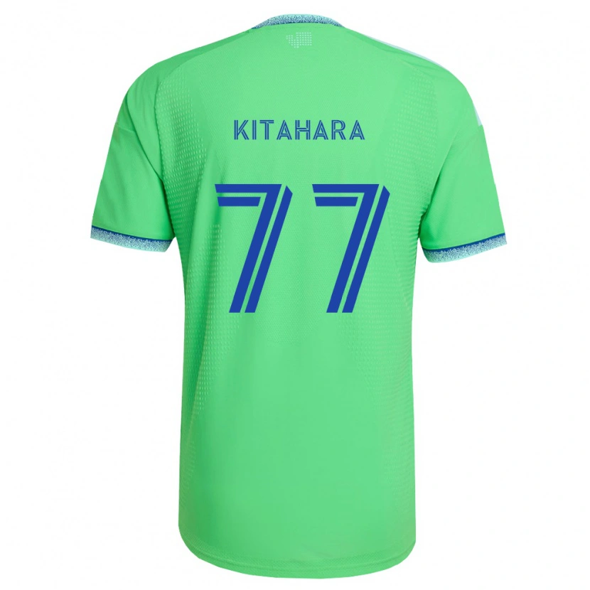 Danxen Mænd Sota Kitahara #77 Grøn Lyseblå Hjemmebane Spillertrøjer 2026/27 Trøje T-Shirt