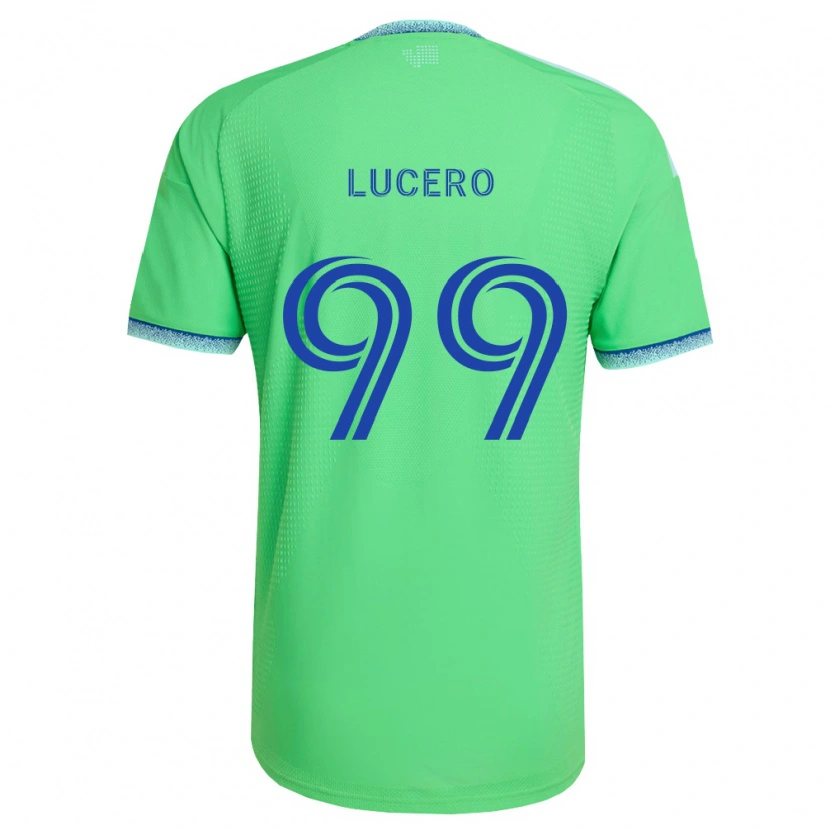 Danxen Mænd Landon Lucero #99 Grøn Lyseblå Hjemmebane Spillertrøjer 2026/27 Trøje T-Shirt