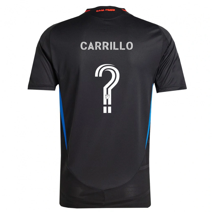 Danxen Mænd Israel Carrillo #0 Blå Hvid Sort Hjemmebane Spillertrøjer 2026/27 Trøje T-Shirt