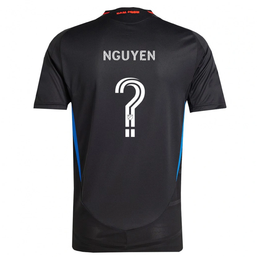 Danxen Mænd Christopher Nguyen #0 Blå Hvid Sort Hjemmebane Spillertrøjer 2026/27 Trøje T-Shirt