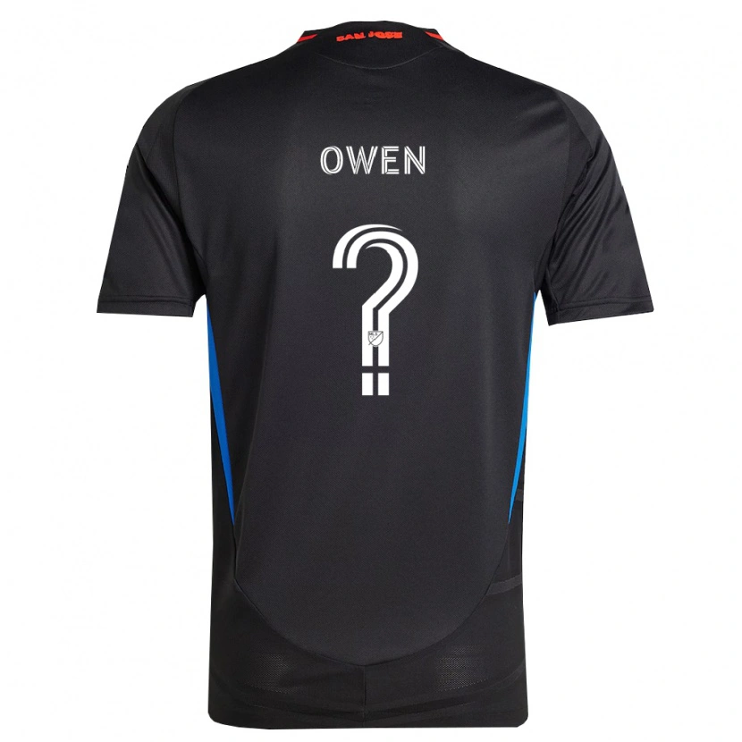 Danxen Mænd Connor Owen #0 Blå Hvid Sort Hjemmebane Spillertrøjer 2026/27 Trøje T-Shirt