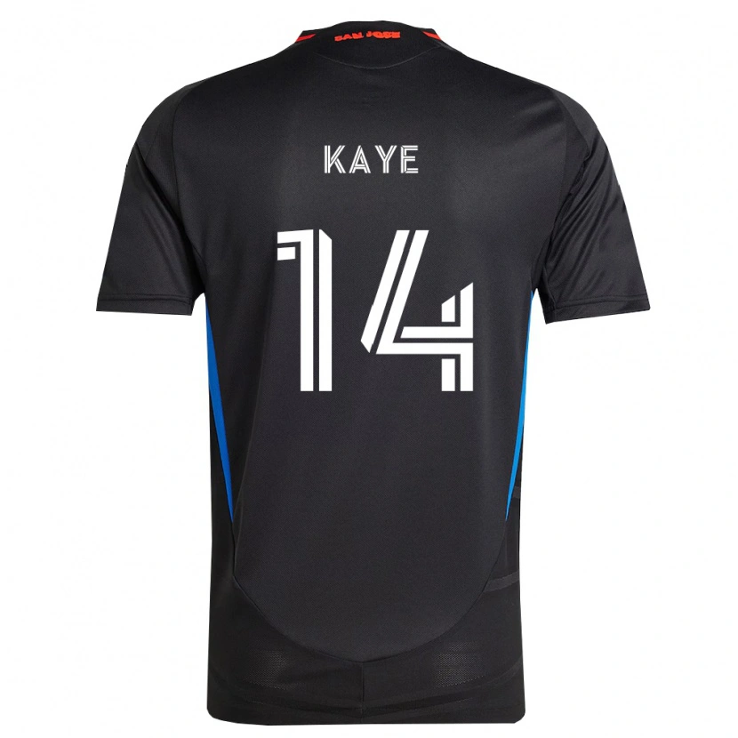 Danxen Mænd Mark-Anthony Kaye #14 Blå Hvid Sort Hjemmebane Spillertrøjer 2026/27 Trøje T-Shirt
