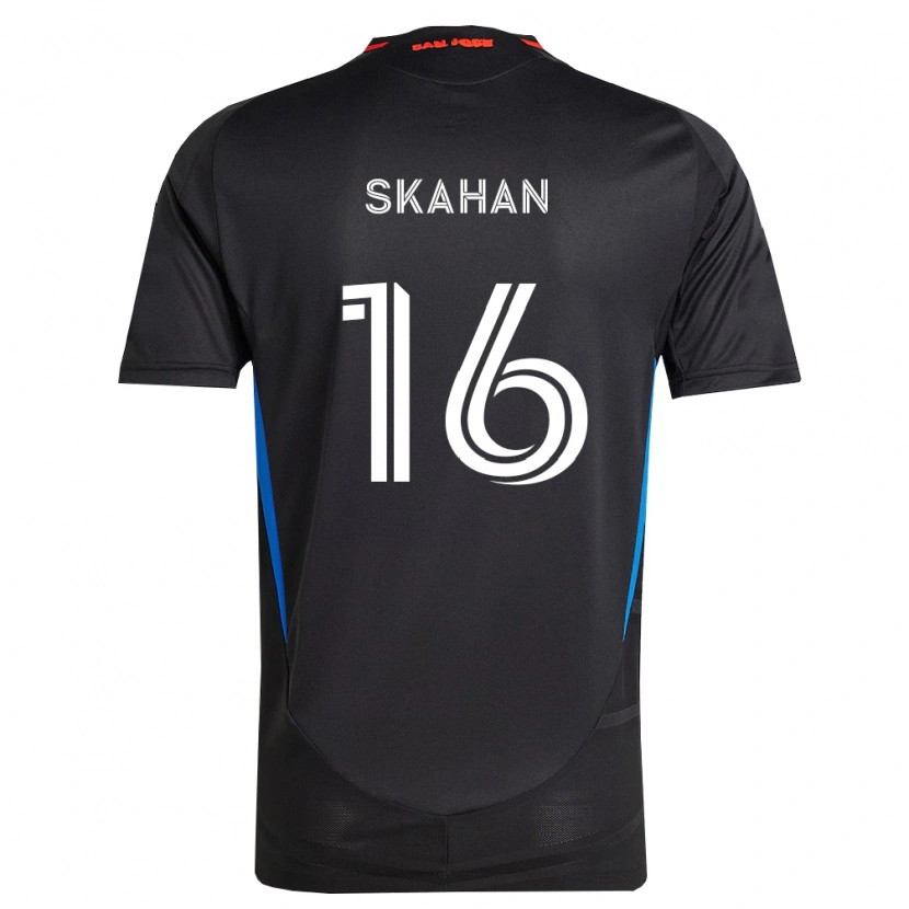 Danxen Mænd Jack Skahan #16 Blå Hvid Sort Hjemmebane Spillertrøjer 2026/27 Trøje T-Shirt