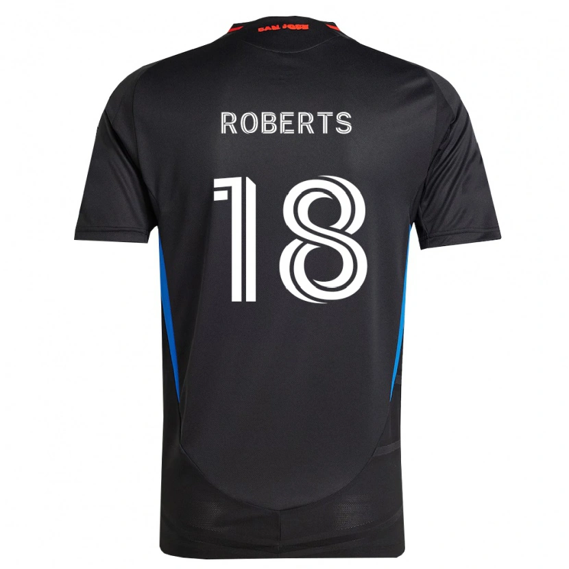 Danxen Mænd Reid Roberts #18 Blå Hvid Sort Hjemmebane Spillertrøjer 2026/27 Trøje T-Shirt