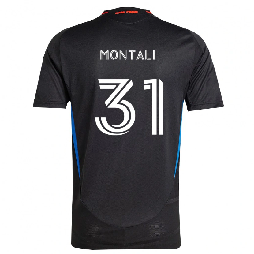 Danxen Mænd Francesco Montali #31 Blå Hvid Sort Hjemmebane Spillertrøjer 2026/27 Trøje T-Shirt