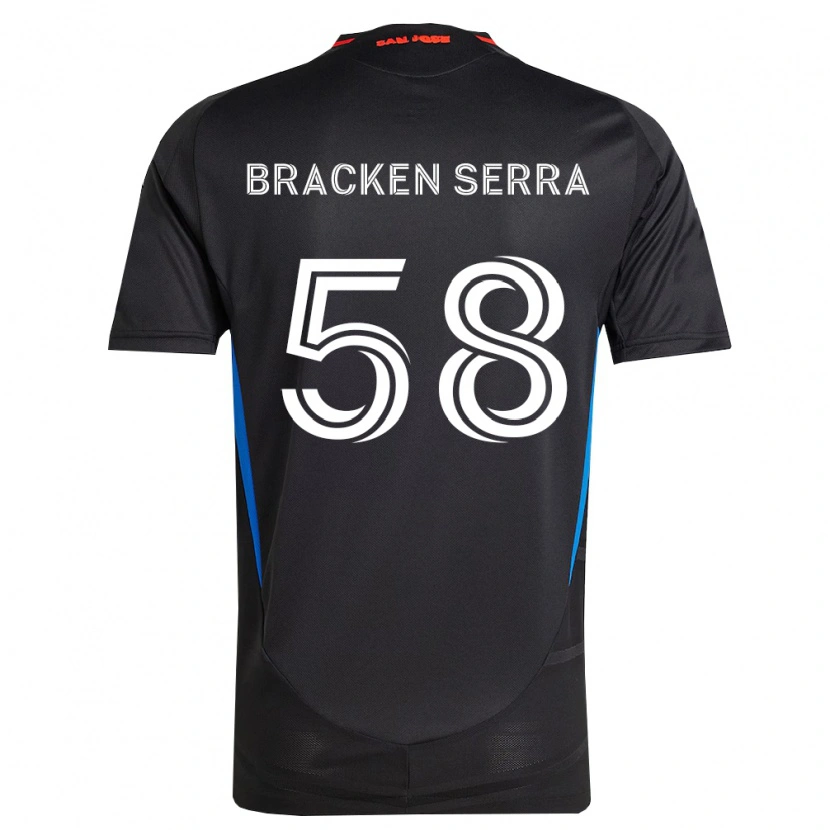 Danxen Mænd Gabriel Bracken Serra #58 Blå Hvid Sort Hjemmebane Spillertrøjer 2026/27 Trøje T-Shirt