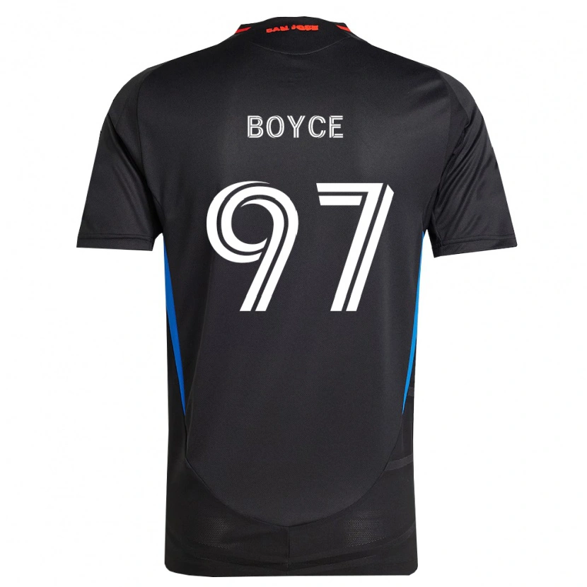 Danxen Mænd Warren Boyce #97 Blå Hvid Sort Hjemmebane Spillertrøjer 2026/27 Trøje T-Shirt