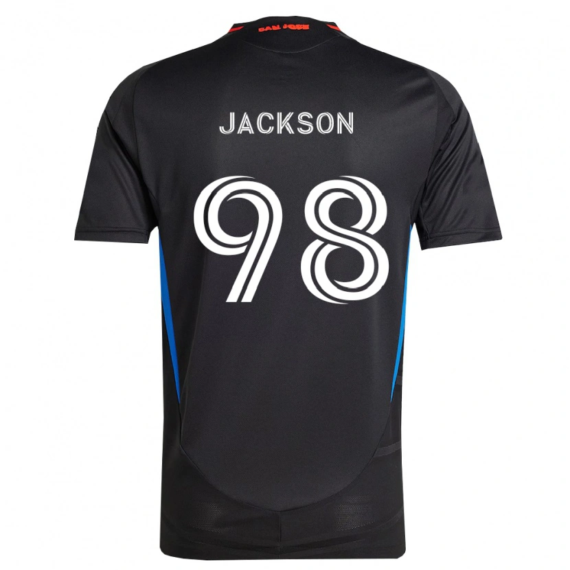 Danxen Mænd Jacob Jackson #98 Blå Hvid Sort Hjemmebane Spillertrøjer 2026/27 Trøje T-Shirt
