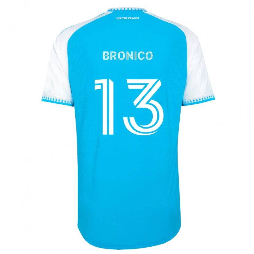 Danxen Mænd Brandt Bronico #13 Himmelblå Hvid Sort Hjemmebane Spillertrøjer 2026/27 Trøje T-Shirt