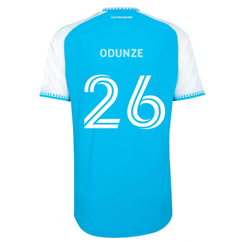 Danxen Mænd Chituru Odunze #26 Himmelblå Hvid Sort Hjemmebane Spillertrøjer 2026/27 Trøje T-Shirt