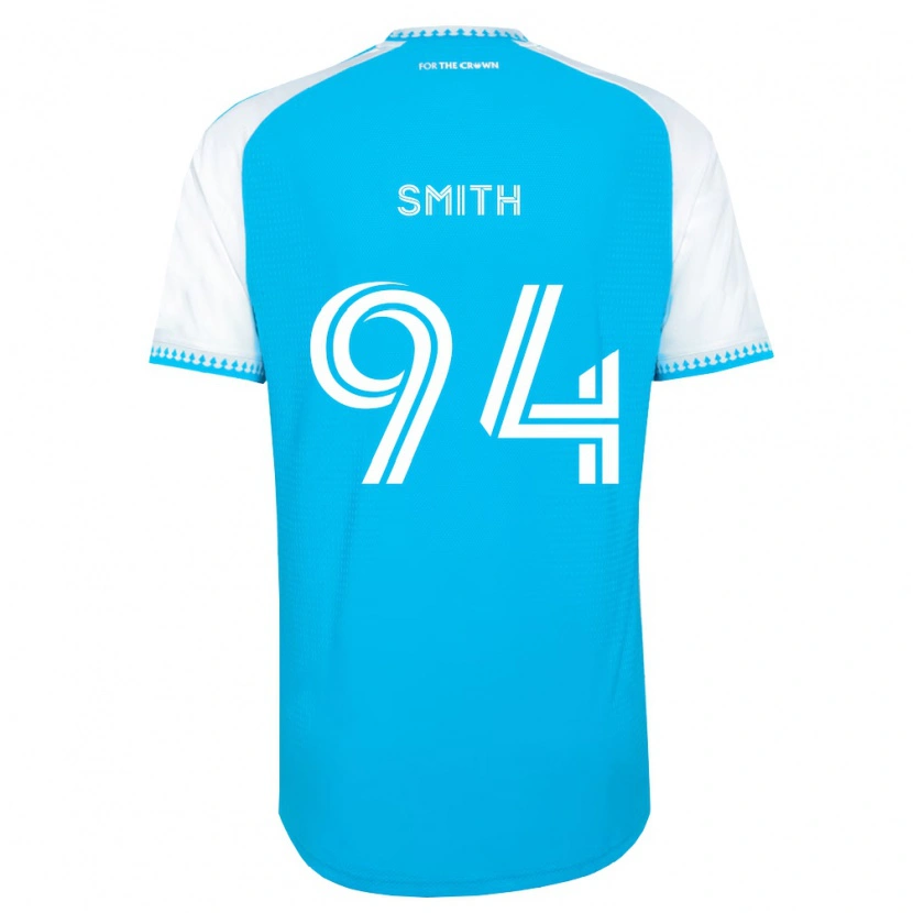 Danxen Mænd Gavin Smith #94 Himmelblå Hvid Sort Hjemmebane Spillertrøjer 2026/27 Trøje T-Shirt