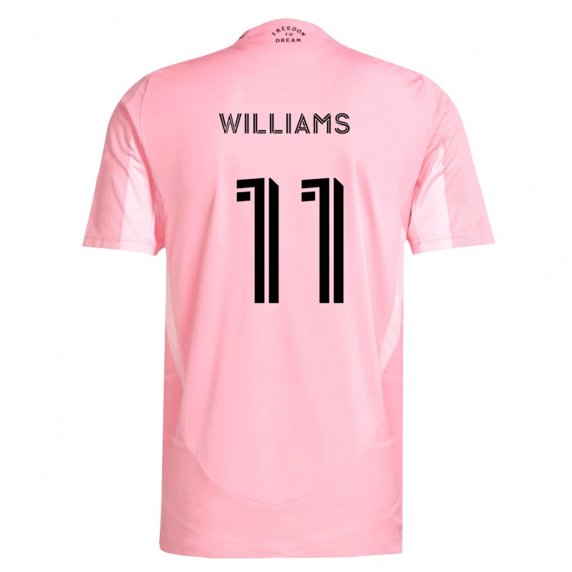 Danxen Mænd Chaz Williams #11 Pink Sort Hjemmebane Spillertrøjer 2026/27 Trøje T-Shirt