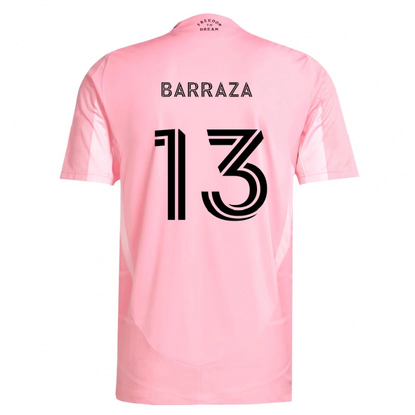 Danxen Mænd Luis Barraza #13 Pink Sort Hjemmebane Spillertrøjer 2026/27 Trøje T-Shirt